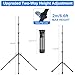 Anautin Extendable Light Stand Photography, 6.6ft/2m Light Tripod Stand for Travel, 13lb/6kg Heavy Duty Studio Lighting Stand for Continue Output Lighting, Flash, Strobe, Webcams, Camera, Softbox
