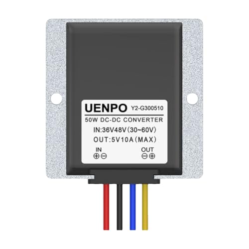 Module abaisseur 48V à 5V 10A, régulateur de tension de 30V-60V pour système électrique