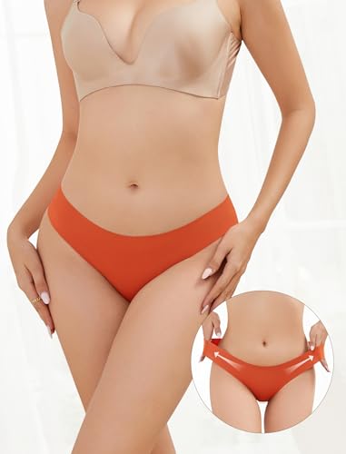 ANSUKOO Culotte Femme sans Couture Lot de 6,Hipster Slip Invisible Femme – vue 3
