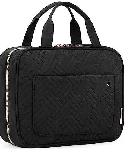 Neceser de viaje con gancho para colgar, resistente al agua, bolsa de cosméticos para maquillaje, organizador de viaje para accesorios, artículos de