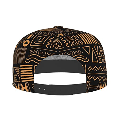 Gorra de béisbol con patrón africano ajustable unisex miniatura 4