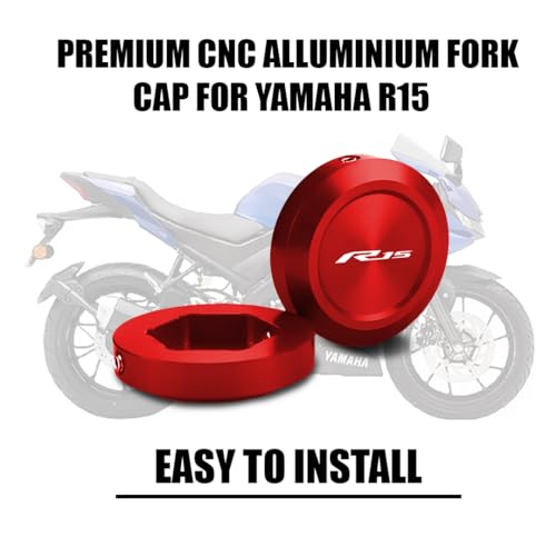 MOTO GENIUS Store MOTO GENIUS R15 V4 Front Fork Covers (Red) - Image 5