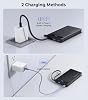 Banco de Energía de 10000mAh con 2 Cables Integrados, 40% Más Delgado, Cargador Portátil PD 22.5W | Batería USB-C con Pantalla LED, Carga Rápida Esencial para Viajes para iPhone 17 16 15 Plus Pro Samsung iPad (1 Paquete) 8