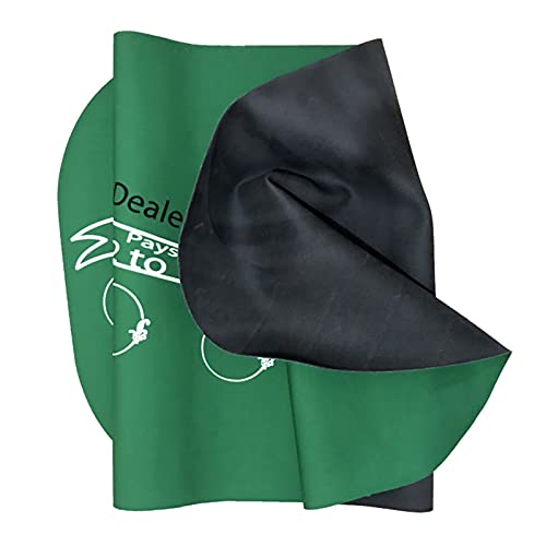 ZHDBD Pokertisch Top12060Cm Gummi Blackjack Tischdecke 21Punkte Pokertisch Tischdecke Wasserdicht Pokertisch Brettspiele Matte Tischplatte Casino Filz – Bild 7