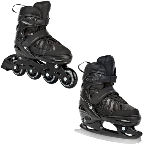 RAVEN Inline Skates Inliner für Kinder und Erwachsene OPTIONAL 2in1 mit...