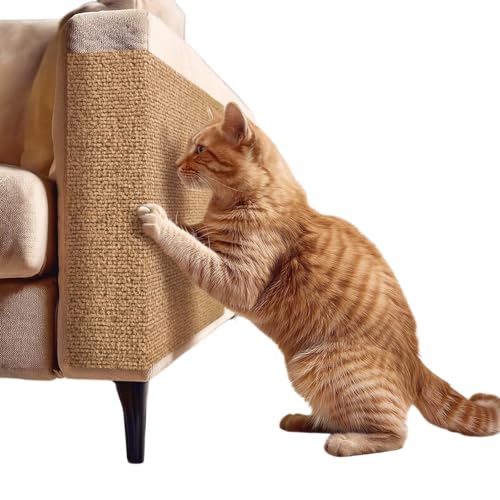 Arranhador Adesivo Premium Para Gatos- Sofá Cama Box 50x50cm (BEGE)