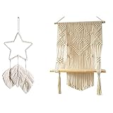 *3. 2 Stücke Vielseitiger Stil, der an einem Haken in der Decke oder an einer Wand wie ein Wandbehang aufgehängt werden kann. Der Übertopf ist ein ideales Geschenk für Einweihungspartys, Hochzeiten und Bohème-Liebhaber.