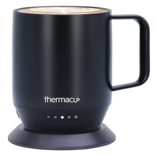 Premium Heated Coffee Mug with 5 Temperature Settings, Industry-L...