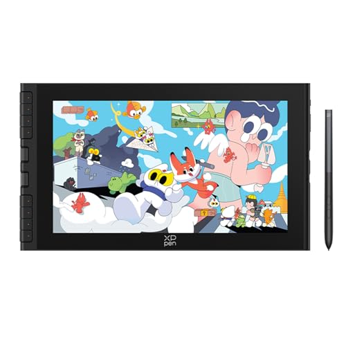XPPen Artist 12 3rd Drawing Tablet, 11.9 Inch FHD Portable Graphics Display with X-Dial, 16K Pen...