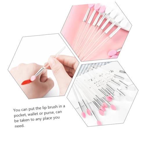 Pinceles para labios y aplicadores portátiles de maquillaje Beavorty en pack de 40 4