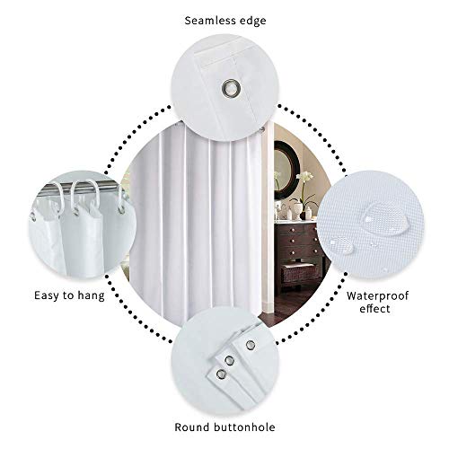 Fuortia Vintage Shower Curtain Us Historic Route 66 American Mother's Road Old Car Motorcycle Diner Fabric Bathroom Curtain Sets Retro Shower Curtain With Hooks Bathroom Decoration 70X70Inches #TOP3