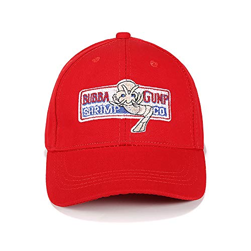 ZIXIANNIU Bubba Gump Baseball Cap Dad hat Halloween Cosplay Red