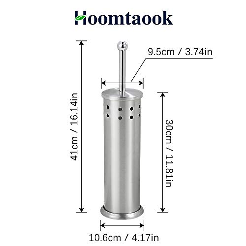 Hoomtaook toiletborstel toiletborstel toiletborstelhouder set toiletborstelhouder met spatbescherming, toiletborstel met… - Image 7