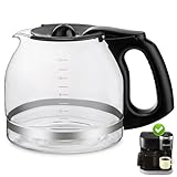 12-CUP Glass Replacement Coffee Carafe ONLY for KEURIG K-DUO Single Serve & Carafe Coffee Maker | NOT the K-Duo Essentials Model