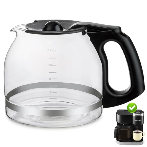 12-CUP Glass Replacement Coffee Carafe ONLY for KEURIG K-DUO Single Serve & Carafe Coffee Maker | NOT the K-Duo Essentials Model by Sendextra - Used condition - US$20.89
