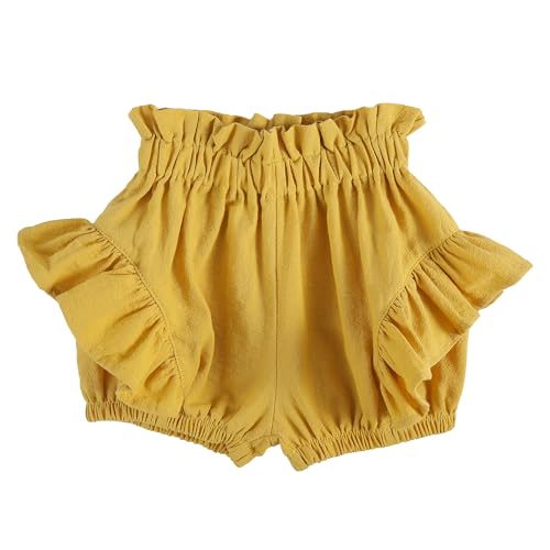 Short à volants bébé fille anti-irritation en coton de 3 mois à 6 ans
