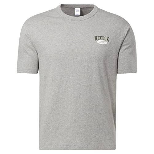 T-shirt mixte Reebok Archive Essentials haut de gamme en coton doux authentique