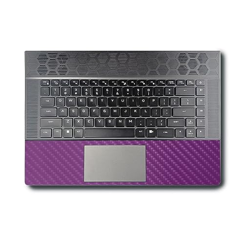 Image of MightySkins Carbon Fiber Skin Compatible with Alienware X16 R1 (2023) Full Wrap Kit - Solid Purple | Protective, Durable Textured Carbon Fiber Finish | Easy to Apply & Change Styles | Made in The USA