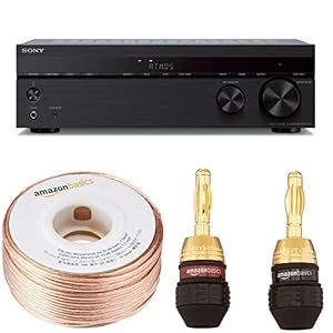 Sony STR-DH790 7.2-ch AV Receiver, 4K HDR, Dolby Vision, Dolby Atmos, dts:X, with Bluetooth with 16-Gauge Speaker Wire…