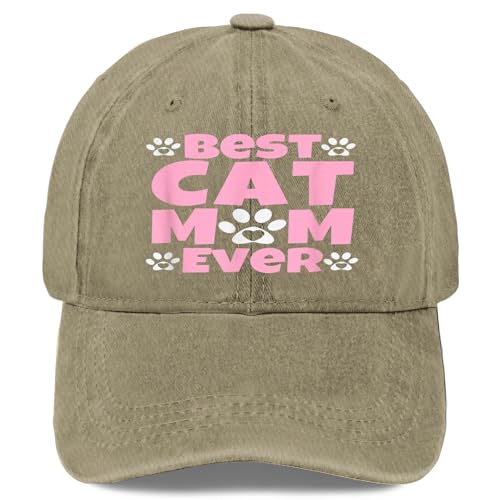 Best Cat Mom Ever Mothers Day Present Cute Cat Hats