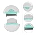 YARNOW Cat Hair Removal Comb and Massage Brush for Pet Grooming Shedding Tool for and Haired Cats Mint Green for Daily Use