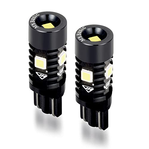 M's Basic by IPF ポジションランプ LED バルブ T10 6500K 450ルーメン ダイレクト照射+Rリムリフレクター採用 AMZ-PL004