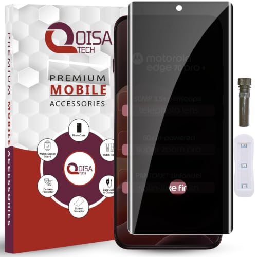 Image of Premium Privacy Tempered Glass Screen Protector for Motorola Edge 70 Pro Plus (6.78 Inch, Pack of 1) Edge to Edge Coverage Anti-Spy Anti-Peeping 9H Hardness Screen Guard with Installation Kit