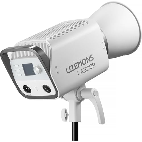 Image of Godox LA300R RGB LED Light Kit (K2), 300W Adjustable RGBWW with 1800K-10,000K CCT, CRI /TLCI 96+, Bowens Mount, App & DMX Control, Dual Light Kit with Reflectors and Case for Studio and Video