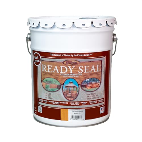 Ready Seal 512 5-Gallon Pail Natural Cedar Exterior Stain and Sealer for Wood