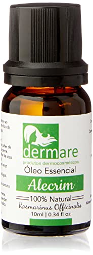 DERMARE Oleo Essencial de Alecrim, Transparente, 10 ml