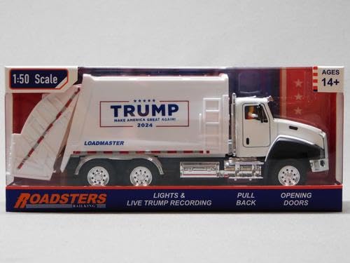 MTH RAILKING Donald J. Trump DIE-CAST Garbage Truck 1:50 Scale O Gauge 30-50119