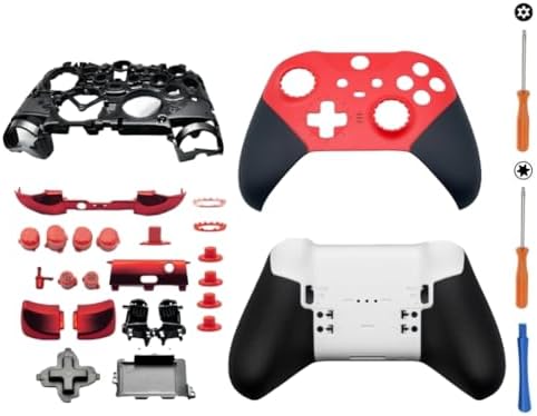 Hzxkqmil Full Shell Case Kit Replacement for Xbox Elite Series 2 Controller