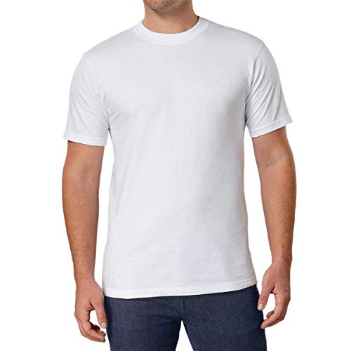 Kirkland Signature Men's Crew Neck Tee 100% Combed Heavyweight Cotton T-Shirts (Pack of 6) - Image 3