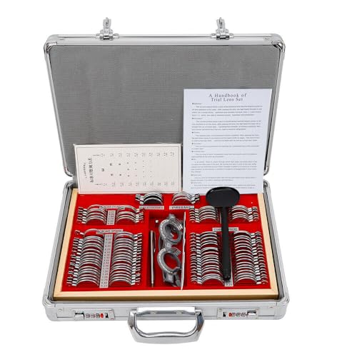 Kit de lentilles de test optométrie complet boîte de lentilles essai