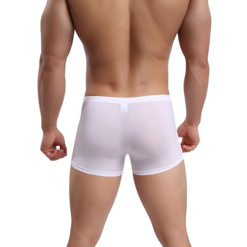 ONEFIT Men's Ice Silk Underwear Elephant Nose Boxer Briefs Stretch Trunk Breathable Underpants2