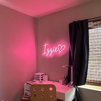 Custom Neon Signs, Neon Sign Customizable for Wall Decor, Personalized Neon Sign for Wedding Birthday Party Bedroom Bar Salon Business Shop Name Logo Lights Sign