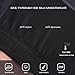 ZONBAILON Mens Sexy Underwear Sheer Ice Silk See Through Cool and Breathable Boxer Briefs Stretch Black XL
