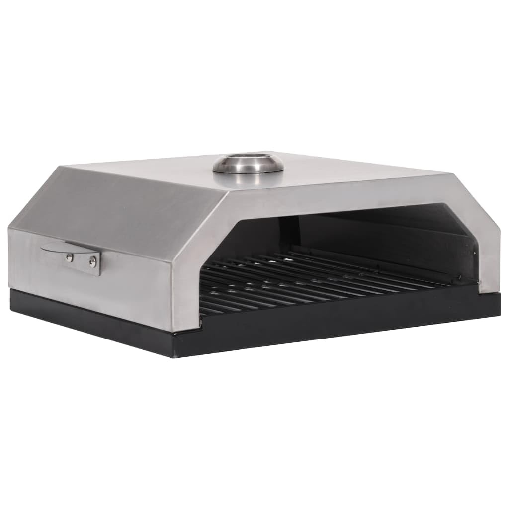 Generico Forno Pizza con Piastra Ceramica per Barbecue a Gas e Carbone