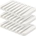 Anwenk Soap Dish Shower Waterfall Soap Tray Soap Saver Soap Holder Drainer for Shower/Bathroom/Kitchen/Counter Top,Keep Soap Bars Dry Clean,Easy Cleaning,Flexible Silicone-White,3 Pack