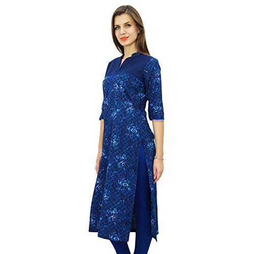 Bimba Camicetta stampata etnica indiana Kurta