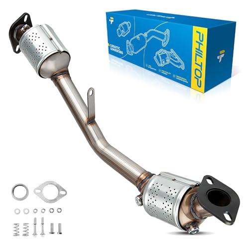 PHILTOP Catalytic Converter Kit Direct-Fit Replacement For 1999-2005 Forester 2.5L, 2000-2005 Impreza 2.5L, 2005 9-2X 2.5L OE Replace 54573, 642291, 40237 (EPA Compliant)