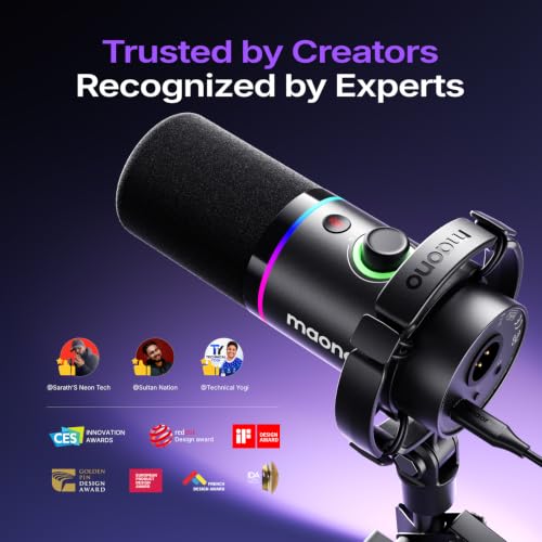 MAONO PD200X USB/XLR Dynamic Microphone, Black - Image 3