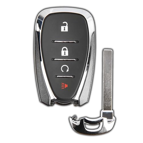 Keyless Entry Remote Key Fob Replacement 4-Button for 2019-2025 Chevrolet Blazer Bolt Trailblazer Traverse Trax (HYQ4ES, 13530712, 13547829, 13535665, 13547841)