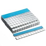 JiiinMiiin 1/4oz, 0.25oz, 960PCS Gray Steel Adhesive Stick on Wheel Weights