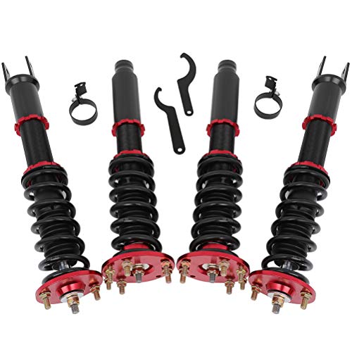 Coilover Struts Suspension Kit Coilover Shocks Full Set Adju