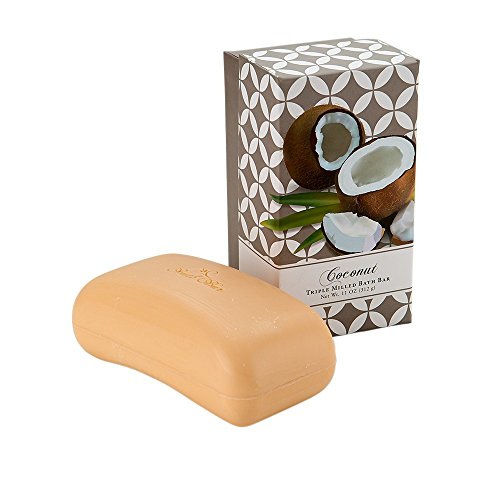 Bar Soap by CST Commonwealth Soap Toiletries Triple Milled Moisturizing Coconut Bath Cleanser 11 Ounce