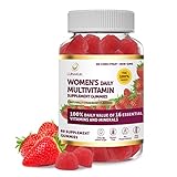 The 100% Gummy - Womens Multivitamin Gummies - 100% Daily Value of 16 Essential Vitamins and...