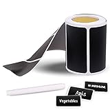 【Wide Range of Uses】Paket mit 150 Tafeletiketten für Einmachgläser, Gelee, Gewürze, Marmelade, Kräuter, Süßigkeiten, Kekse Flaschen, Kanister, Schränke, Scrapbooking, Ordner, Hochzeitsdekorationen, großartige Kunst- und Kunsthandwerkstätigkeiten für Kinder und mehr. Größe: 60 * 40mm.