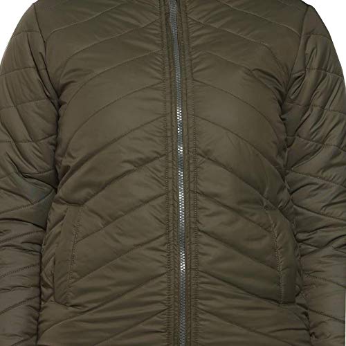 Image of PINACOLADA Women's Puffer Regular Fit Bomber Jacket For Winter Wear | Standing Collar | Full Sleeve | Zipper | Casual Jacket For Woman & Girl | Western Stylish Jacket For Women