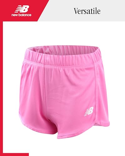 New Balance Meninas Shorts Esportivos - De Corrida Em Malha Desempenho Ativo Ginástica Dolphin Para